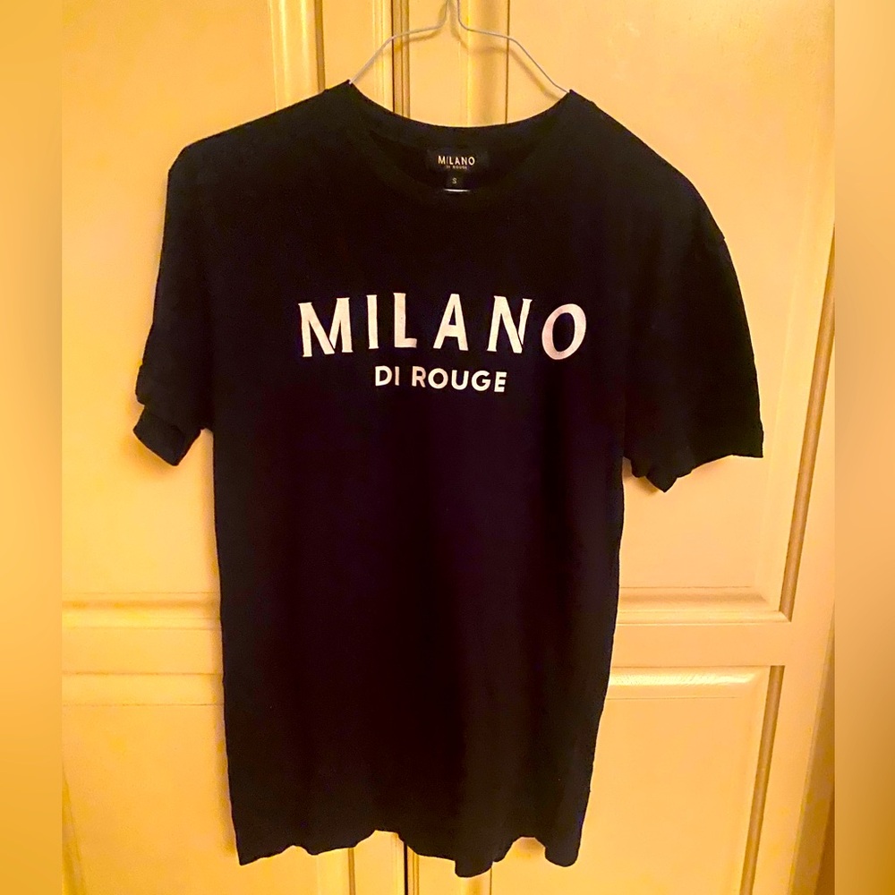Milano Di Rouge Black Men's T-Shirt